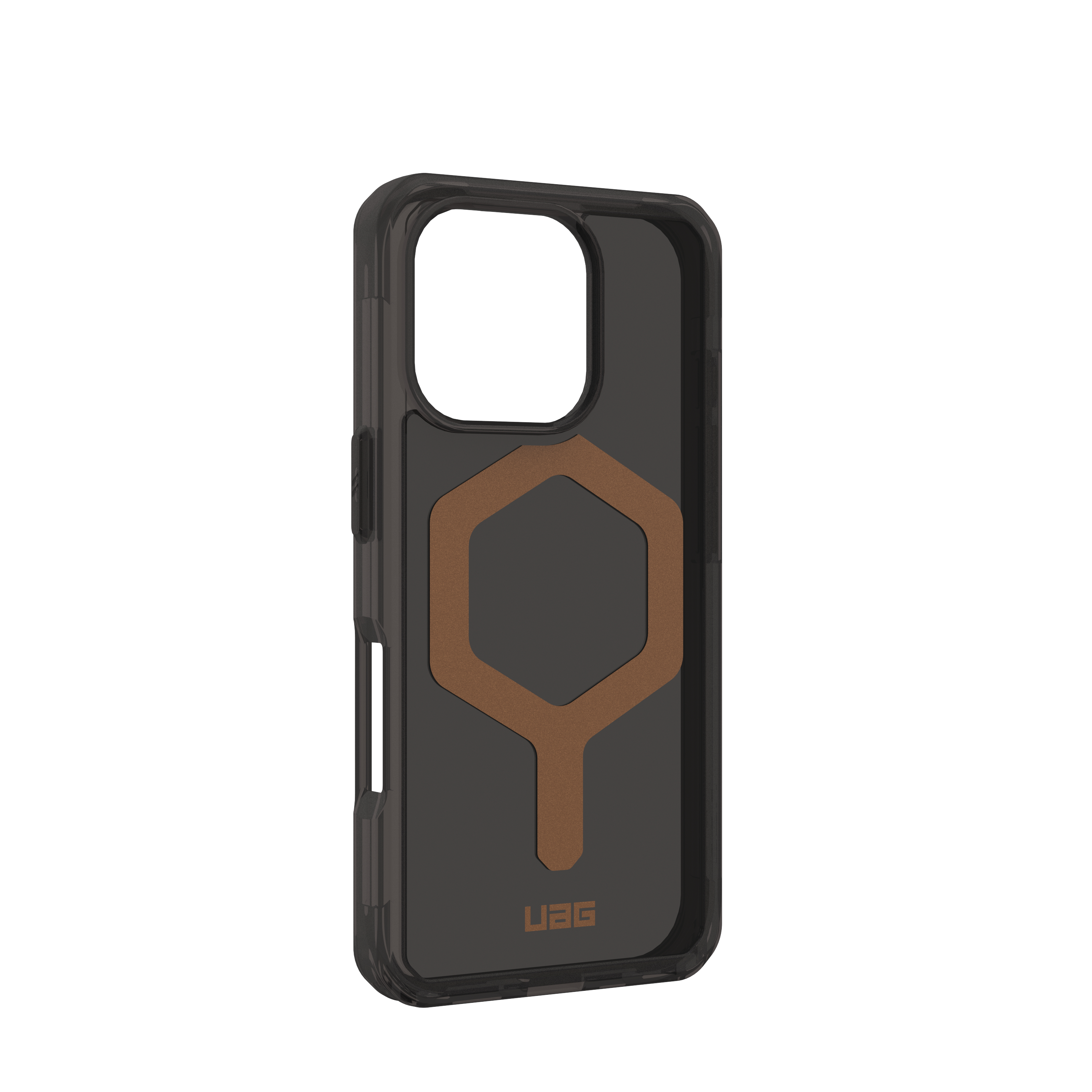 iPhone 16 Pro MagSafe Hybrid Schutzhülle Plyo (114480114085) - Schwarz / Gold