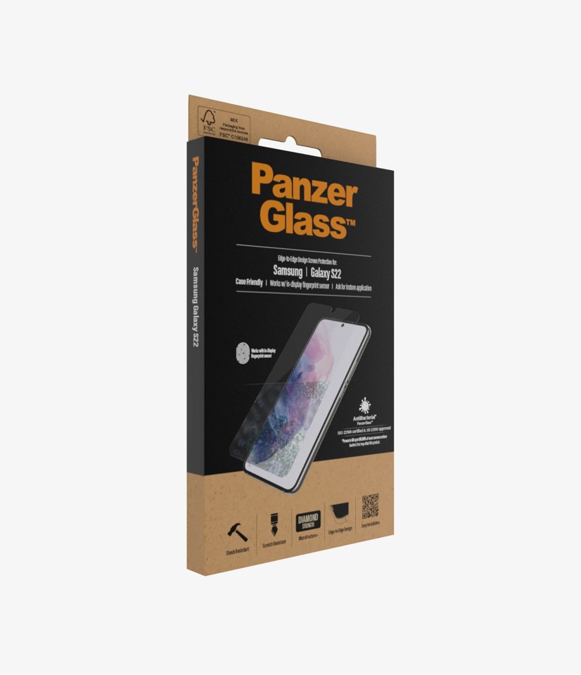 PanzerGlass - UltraForce1 Samsung Galaxy S22 - Skærmbeskyttelse