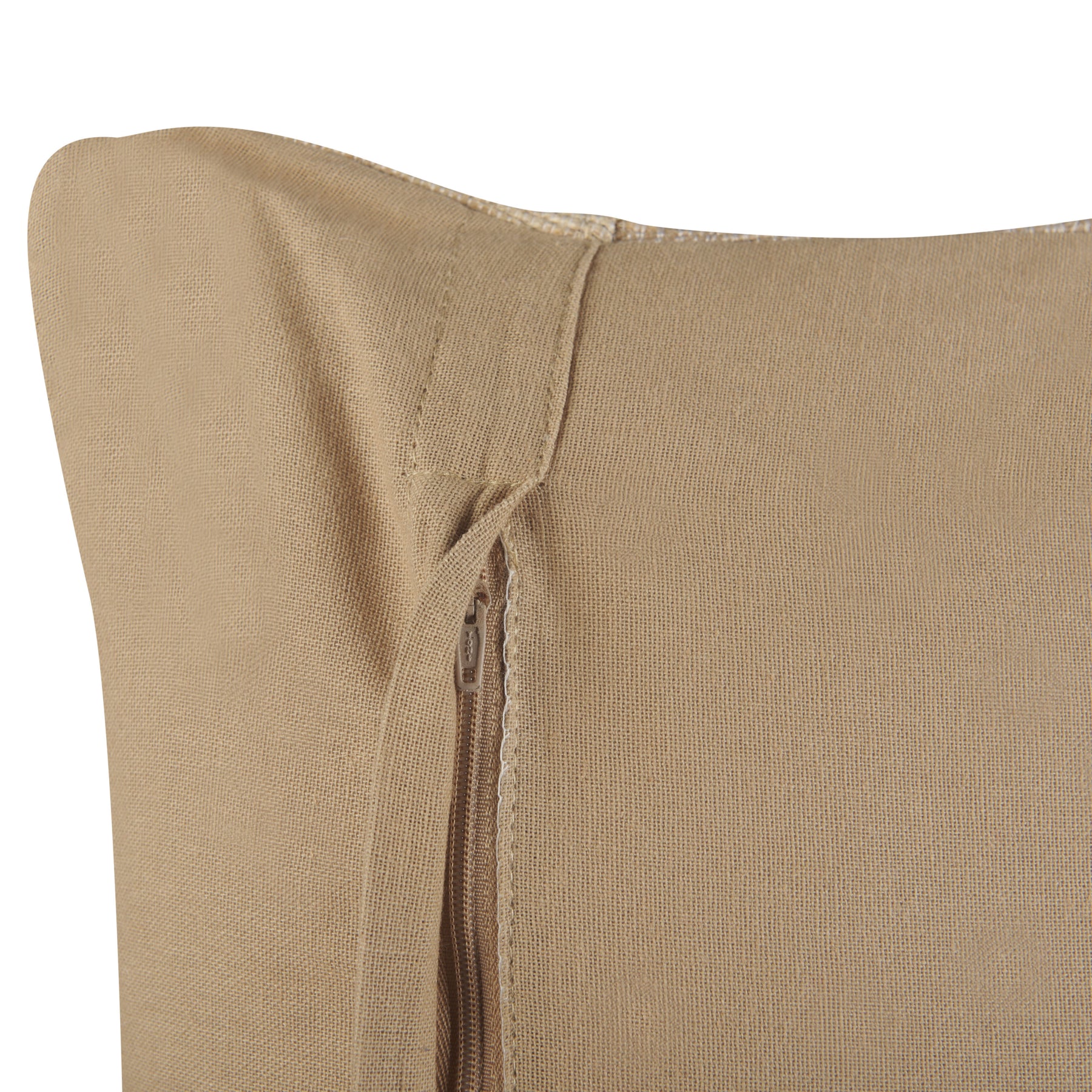 Beliani - LUINA - Sierkussen set van 2 - Beige - 45 x 45 cm - Jute