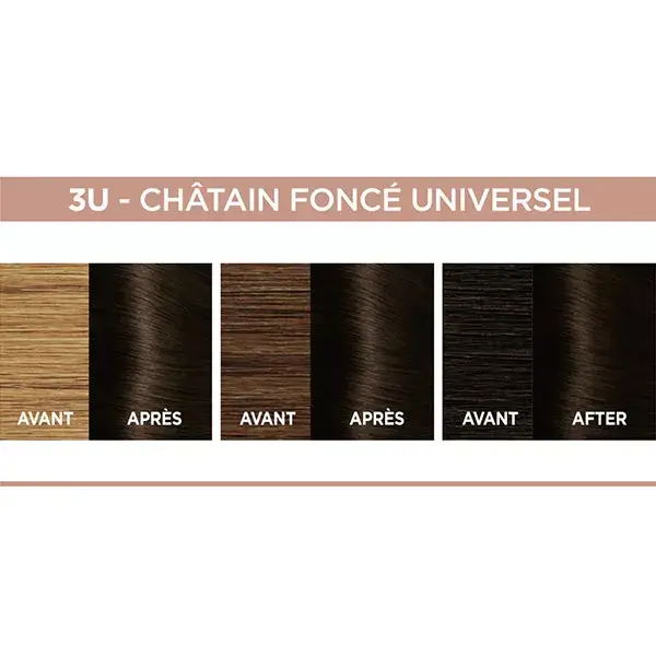 L'Oréal Paris Excellence Crème Universal Nudes Coloração para Cabelo nº 3 Castanho Escuro