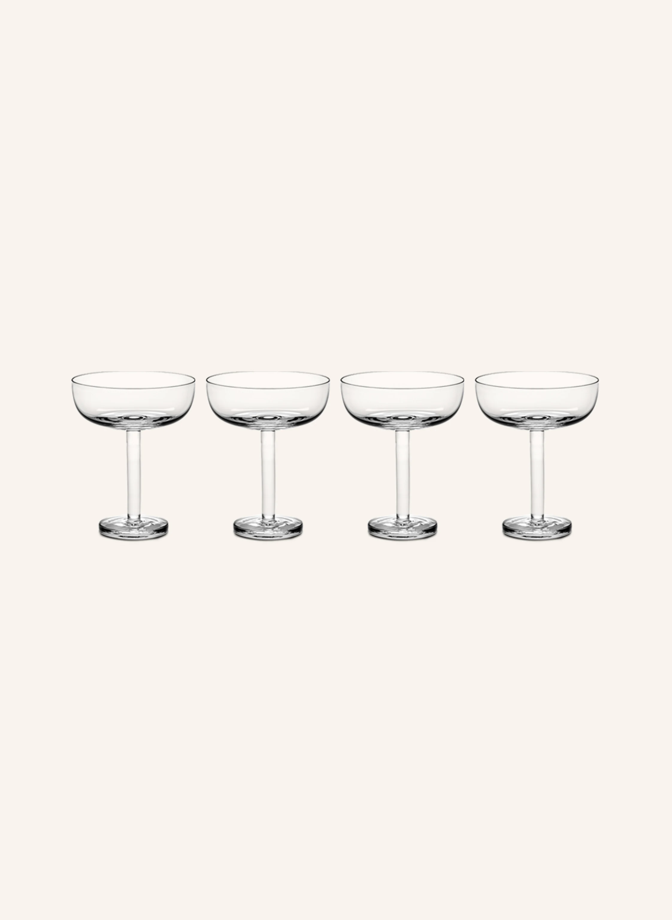 SERAX 4er-Set Champagnergläser BASE