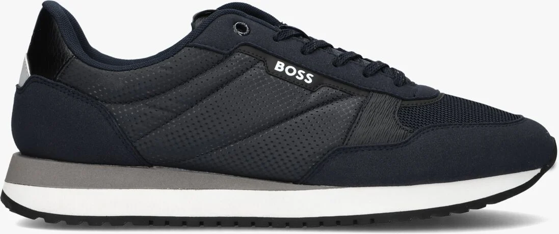 BOSS blauwe boss lage sneakers kai runn