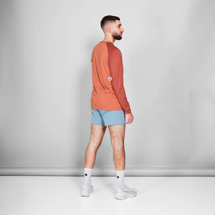 saysky logo pace ls herre 5005 red melange