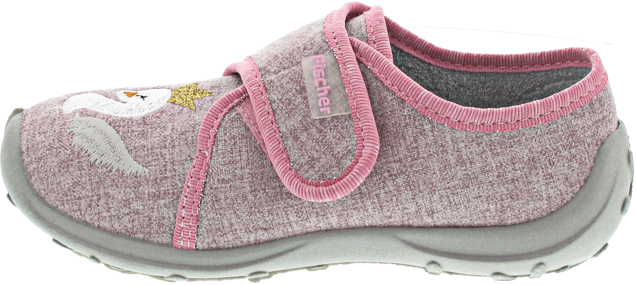 Fischer Markenschuhe Hausschuh rosa
