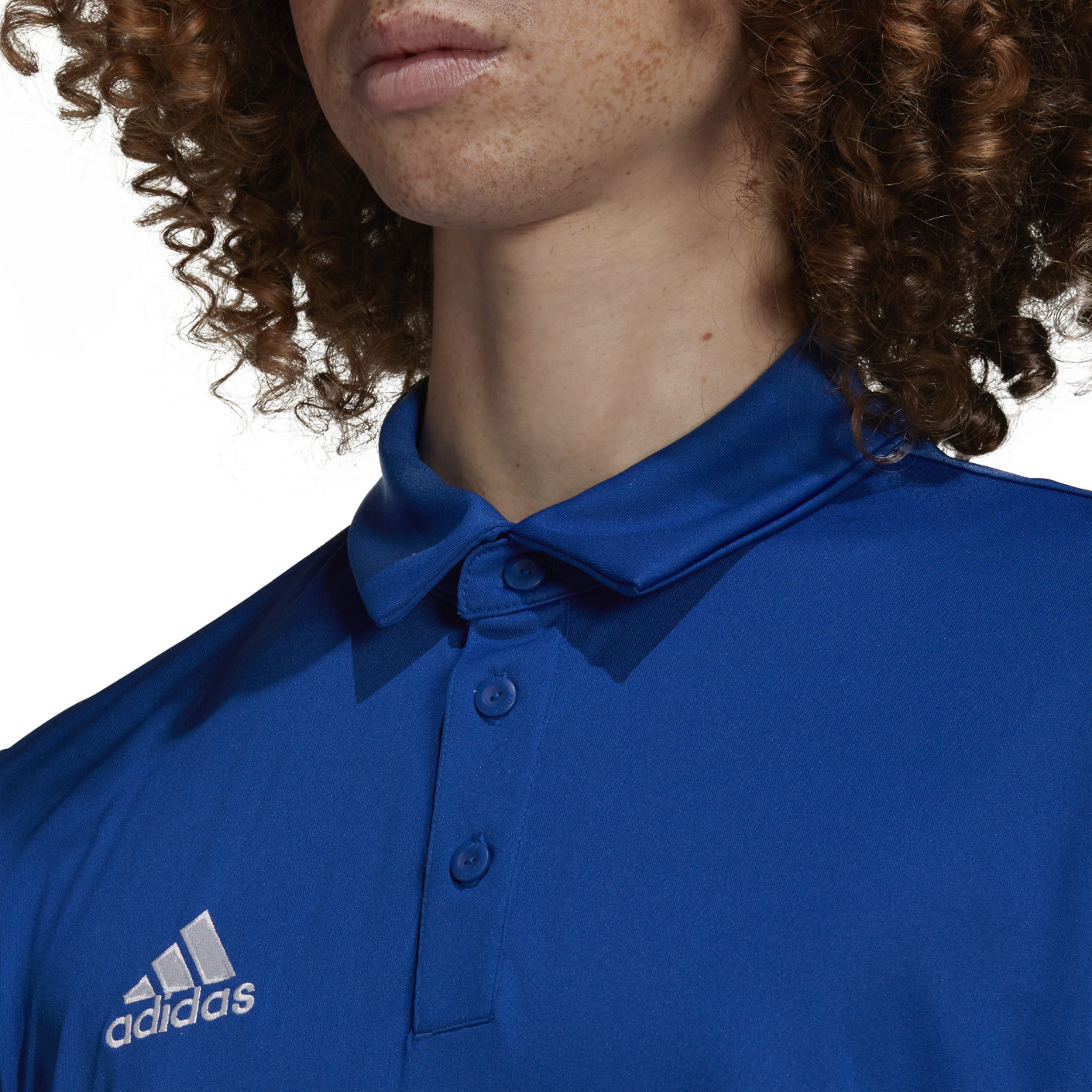 Adidas Entrada 22 Polo Blauw Wit