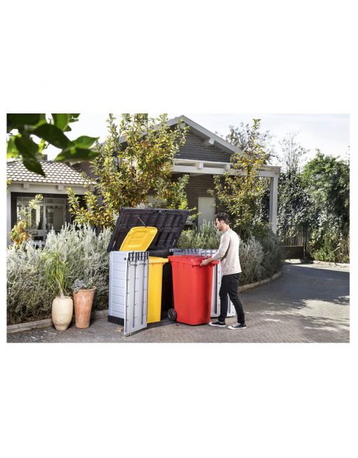 Keter Opbergbox Store It Out Ace - Tuinmeubelen - 146x82x125 cm 1200 l Grijs