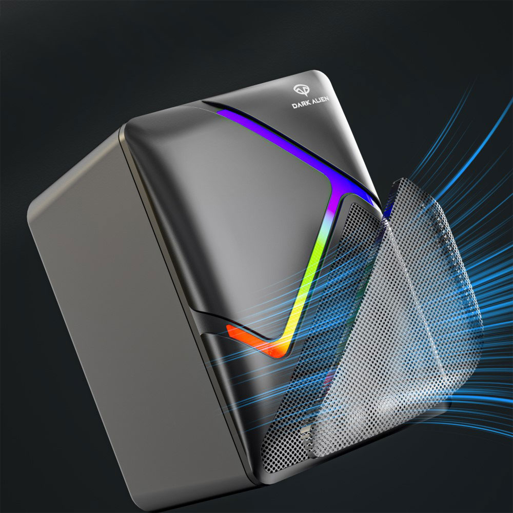 RGB Gaming Bluetooth Dual Lautsprecher Subwoofer System 3.5mm Klinke / USB Anschluss - Schwarz