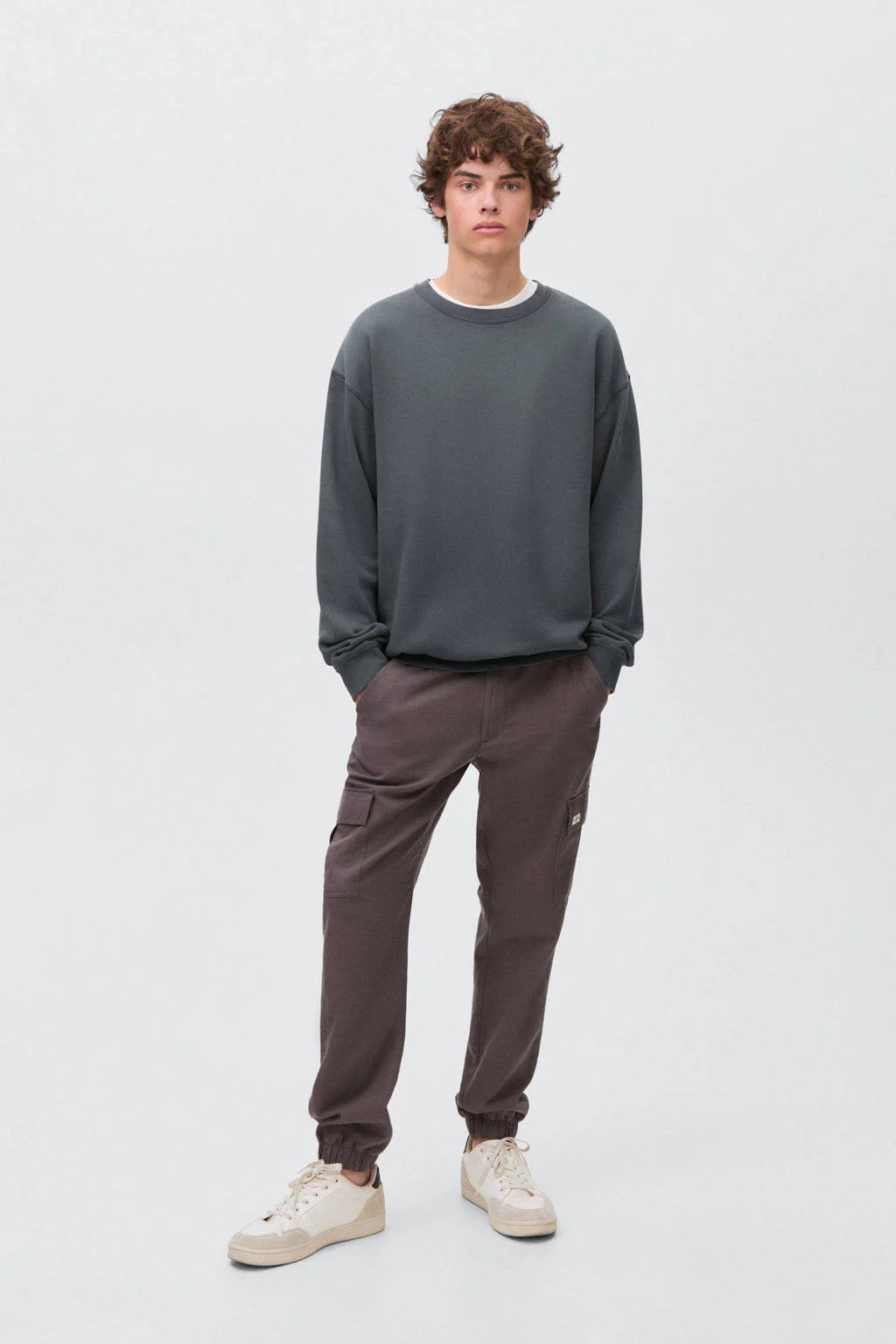 MANGO TEEN sweater antraciet