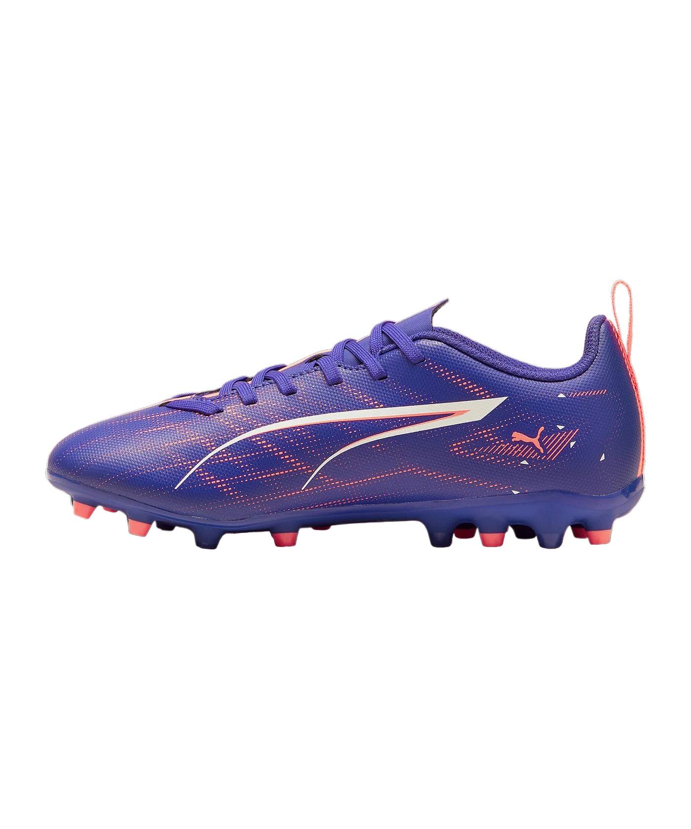 PUMA ULTRA 5 Play MG Formula Jr Kids Lila Weiss F01