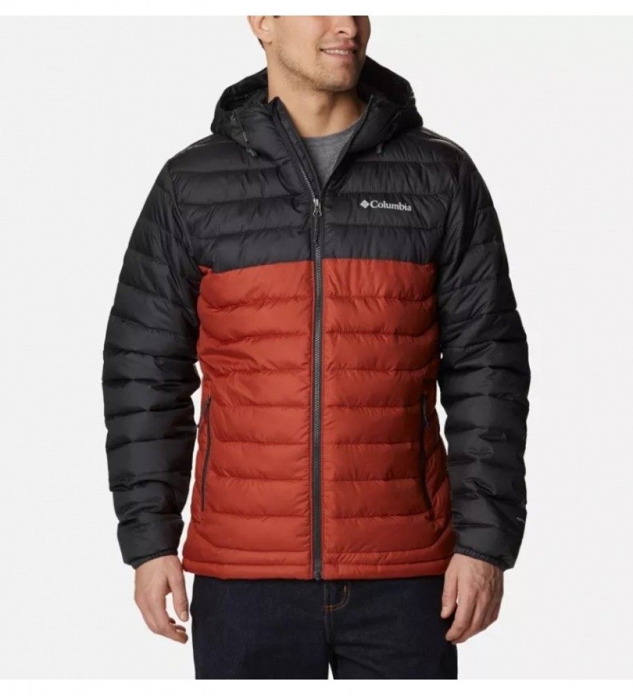 Columbia Chaqueta com capucha Powder Lite vermelho