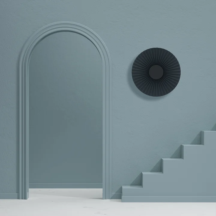 Hartô - Carmen LED-Wandleuchte S, Ø 50 cm, slate grey (RAL 7016)