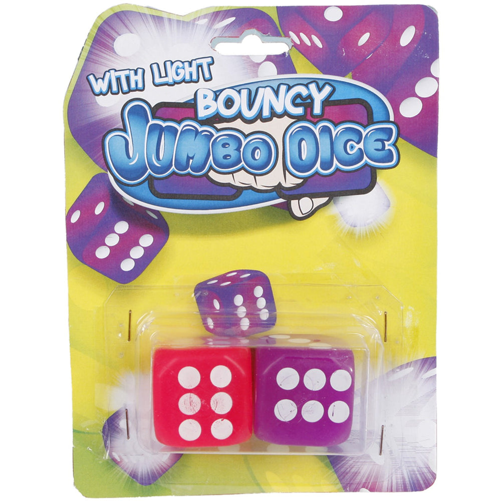 Køb Pocket Money Bouncy Terninger Med Lys 2-Pak