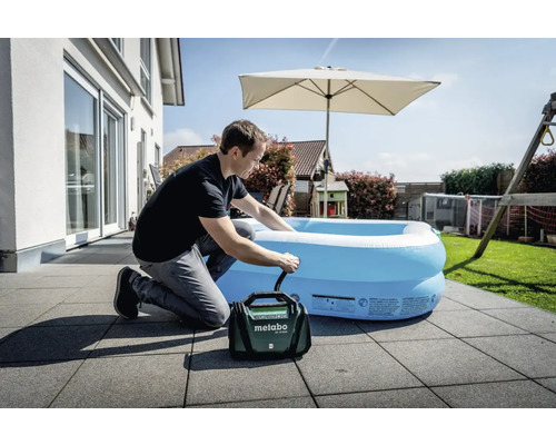 Metabo 11 bar 18 V accucompressor, zonder accu en lader
