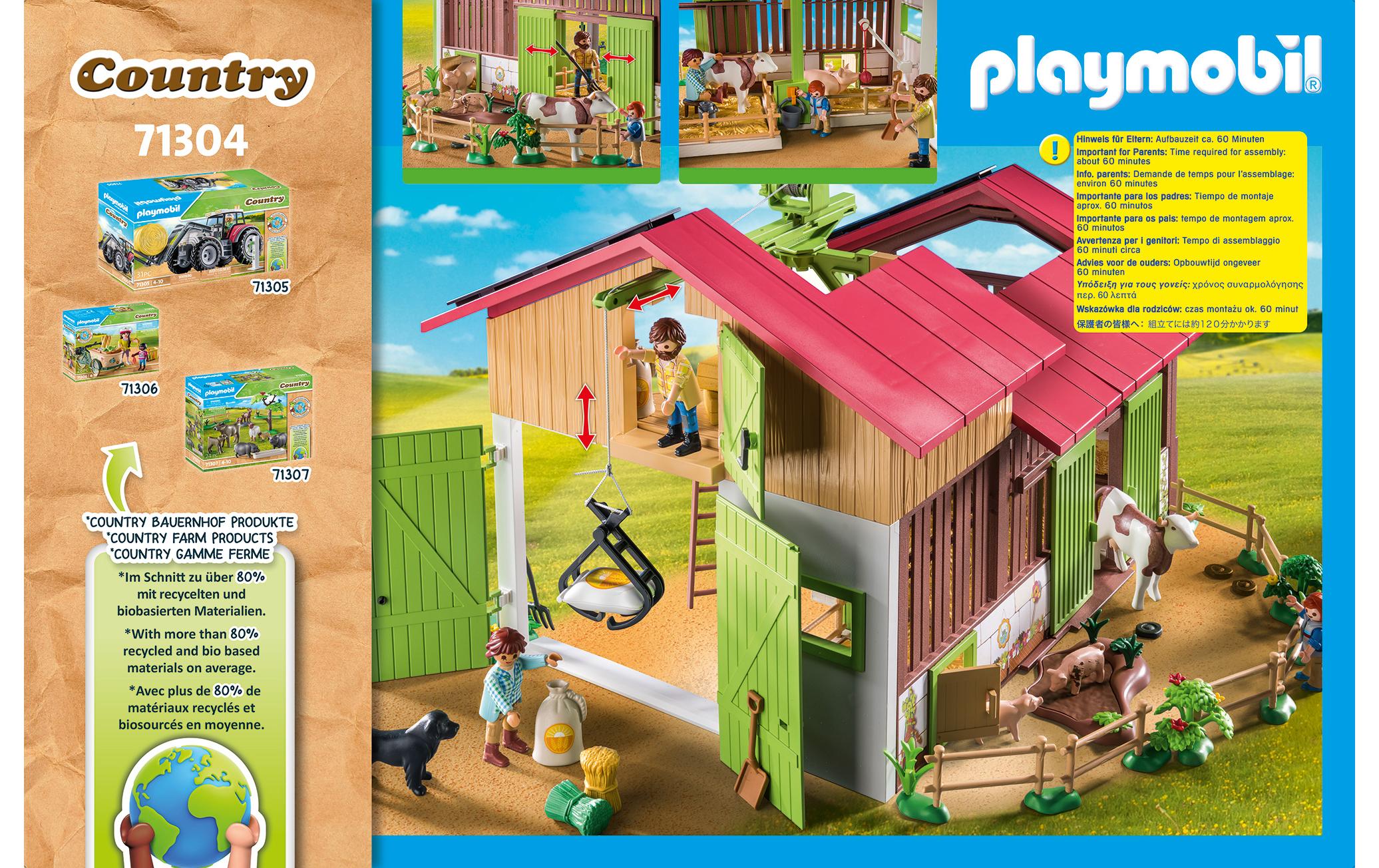 Country Grosser Bauernhof 71304Bauernhof-Spielset