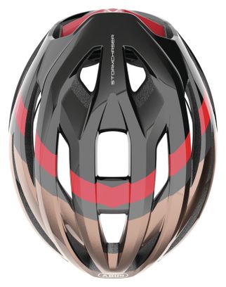 Casque Route Abus Stormchaser Cuivre Métallique Noir / Marron