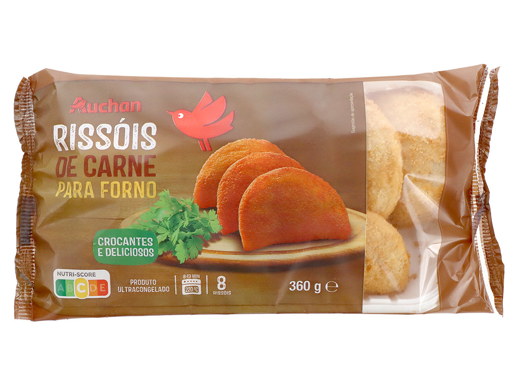 RISSOIS CARNE AUCHAN P/FORNO 8UN 360G