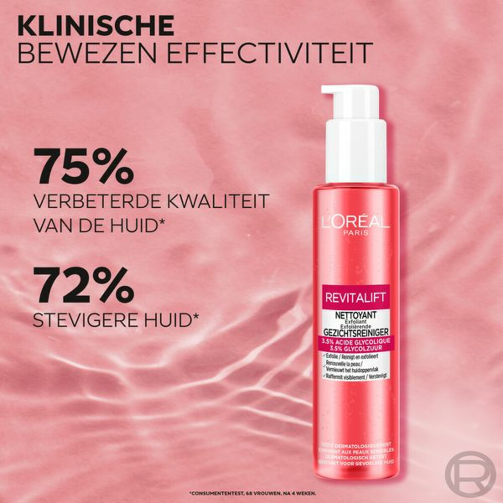L'Oréal Revitalift Exfolierende Reiniginsgel met Glycolzuur150 ml