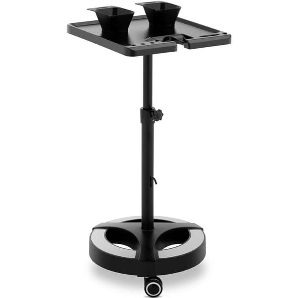 Justerbar frisørassistentvogn 400 x 400 mm + 2 skåler