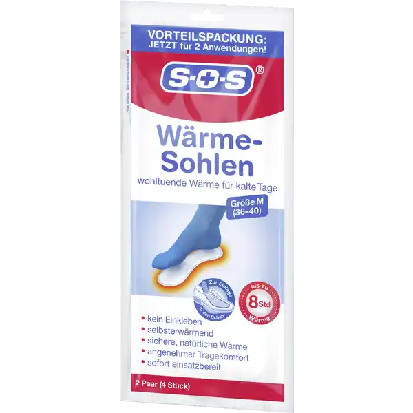 Wärme-Sohlen Gr. M 36-40