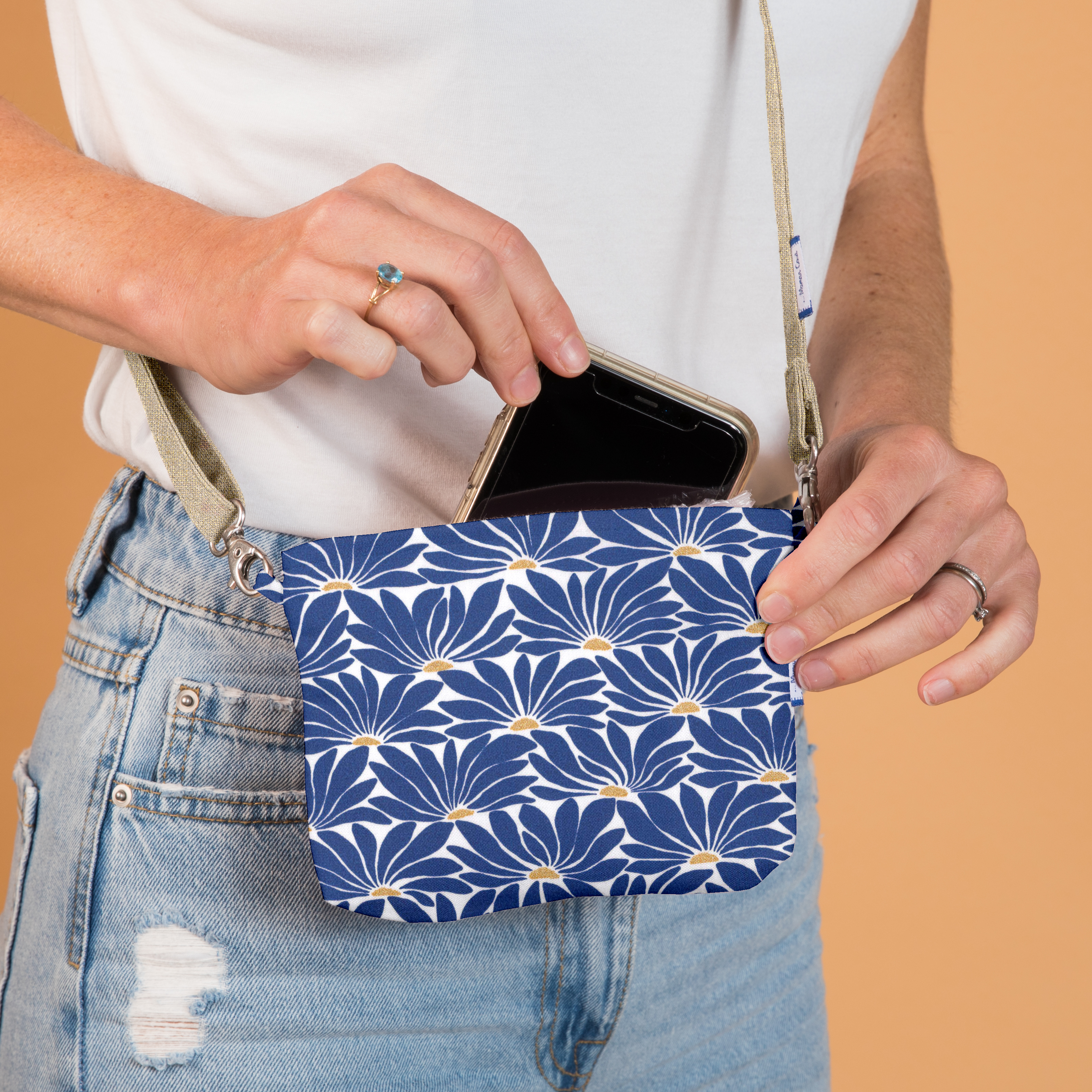 Mini Pochette Tissu Soleil Levant