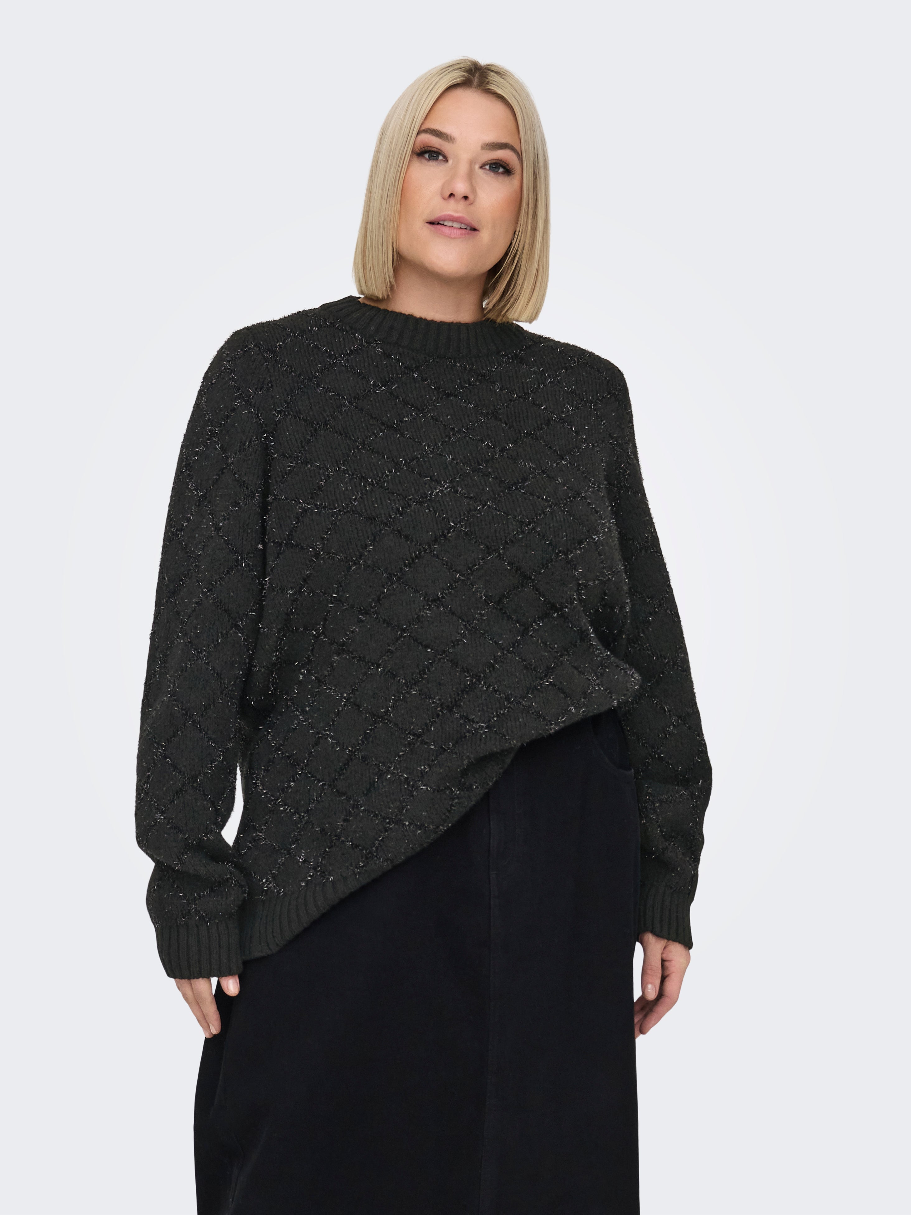 CARALBA Strickpullover Black