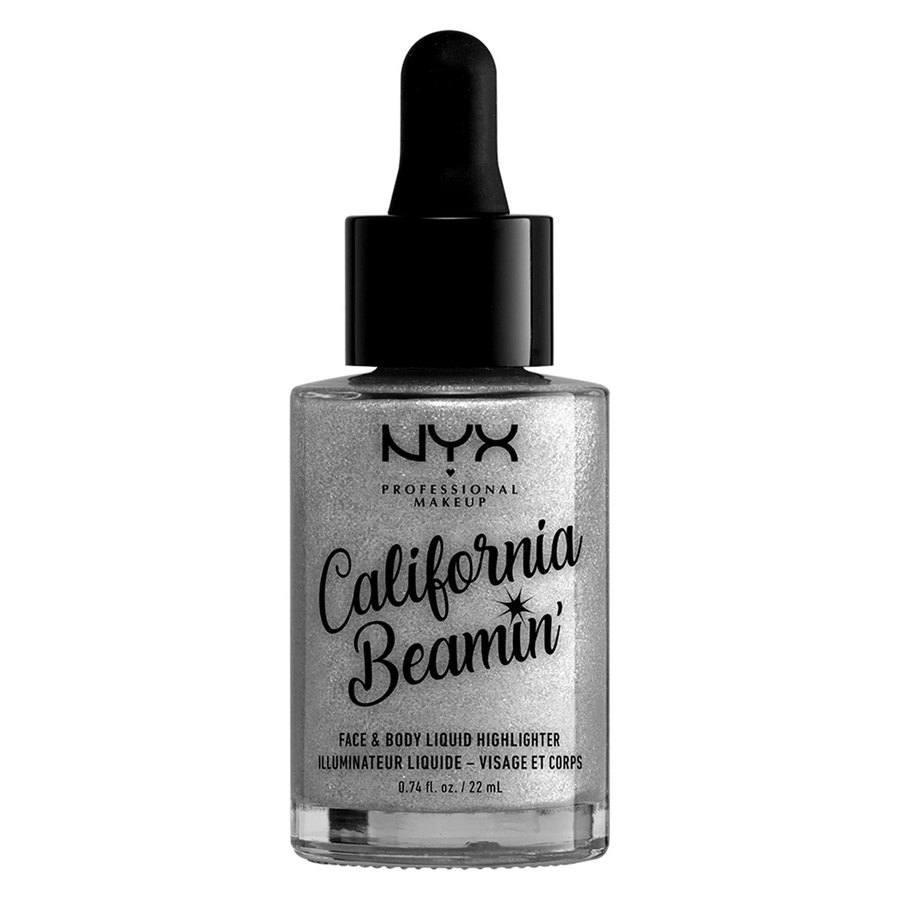 NYX Professional Makeup California Beamin Face & Body Liquid Highlighter Bombs 22ml