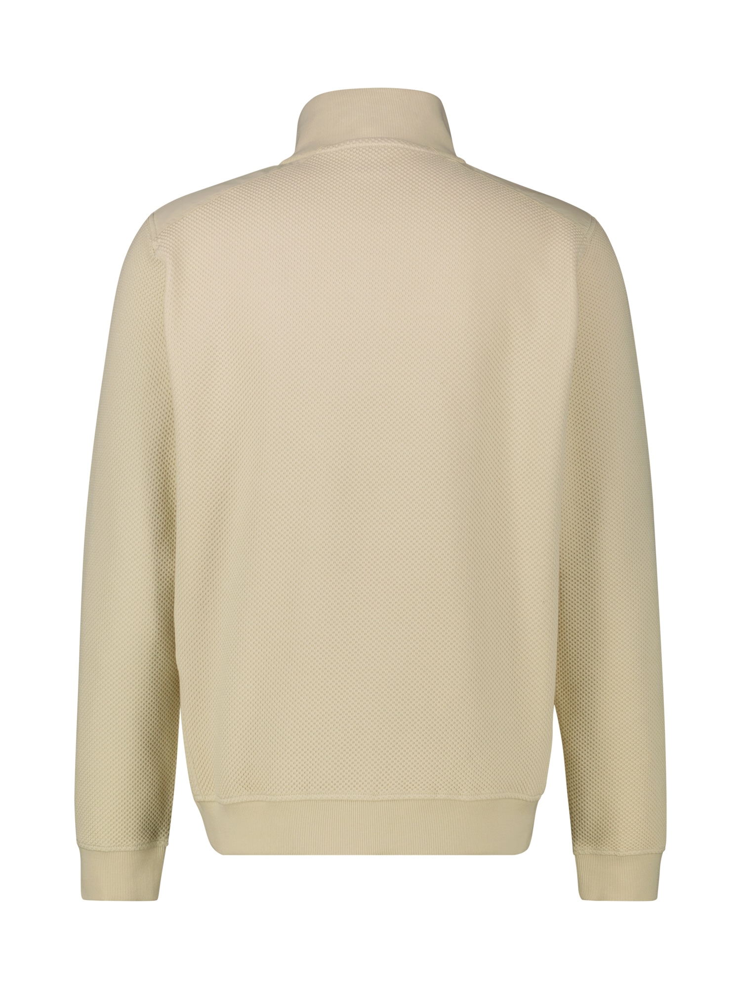 LERROS Sweatshirt »LERROS Struktur-Troyer in Grossen Grössen«