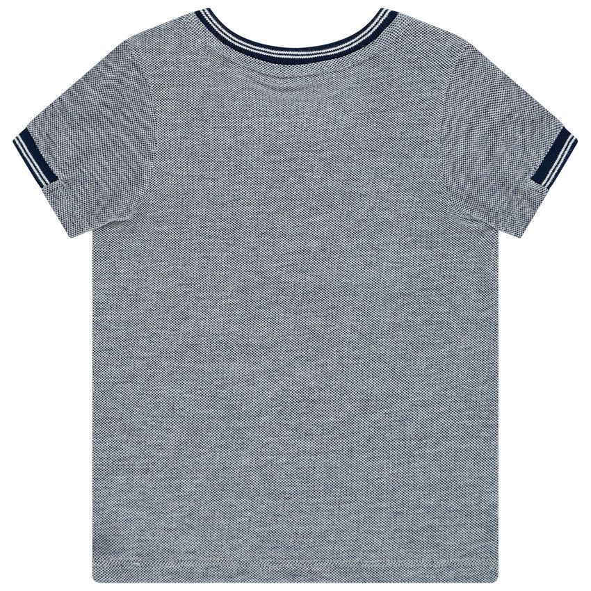 T-shirt manches courtes en jersey twisteed pour bébé garçon - Bleu marine