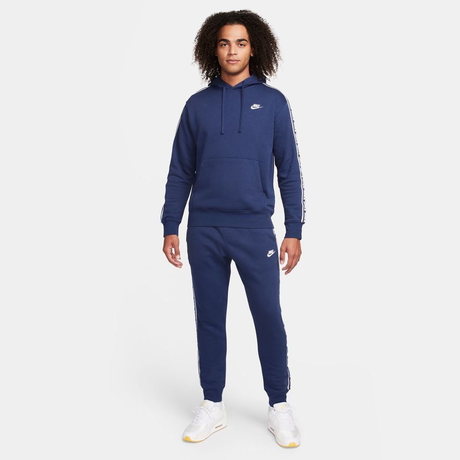 Nike Survêtement Club Fleece GX - Bleu Marine/Blanc