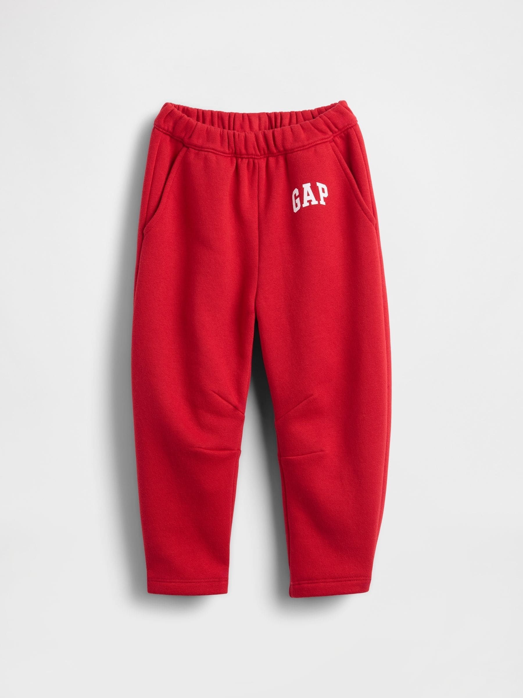 Rood - Gap VintageSoft Logo Barrel Joggingbroek (6mnd -5jr)