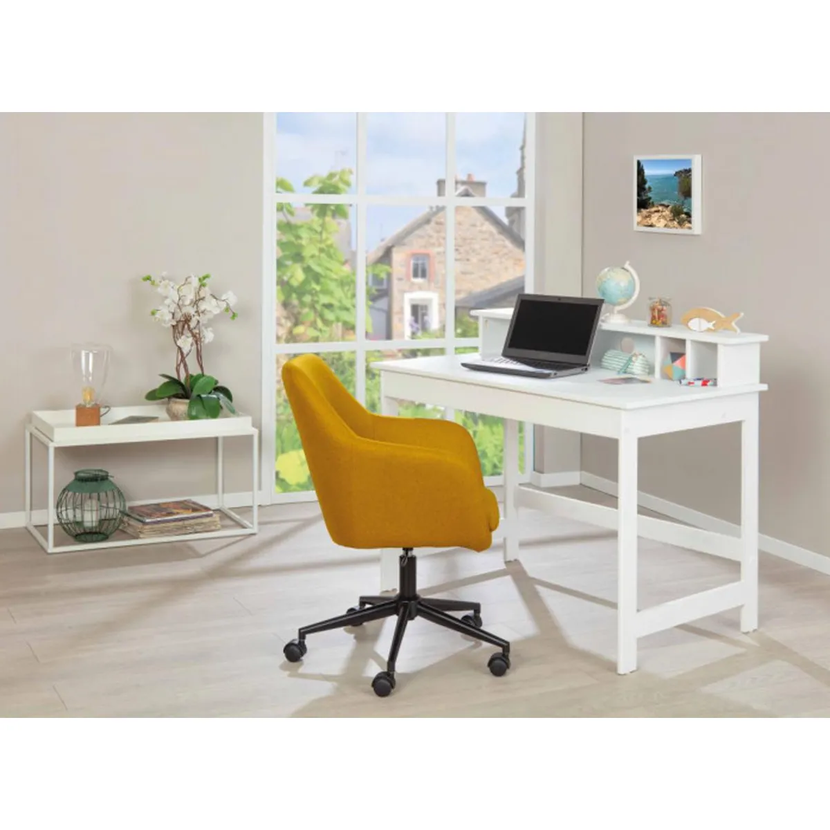 Pegane Bureau Enfant - Blanc