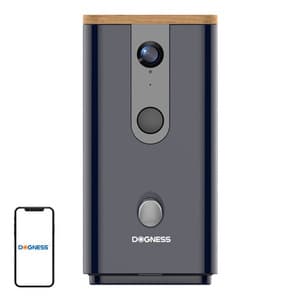 Smart snackmater med kamera T03 Dogness (svart)