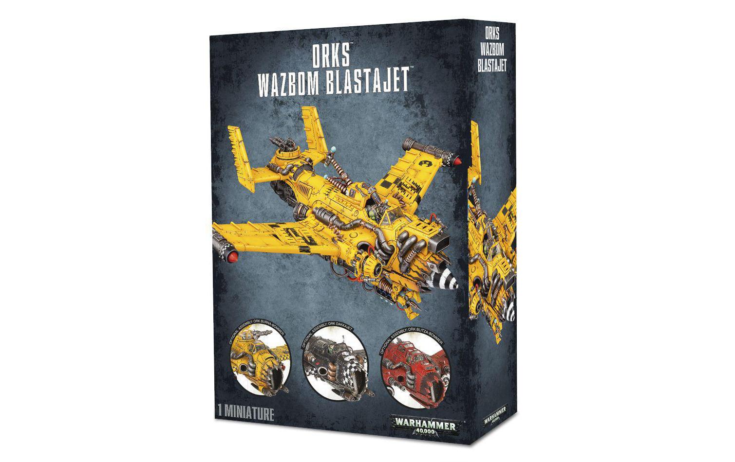 Flugzeug Warhammer 40.000 Orks Wazbom BlastajetWarhammer Miniaturen Bausatz