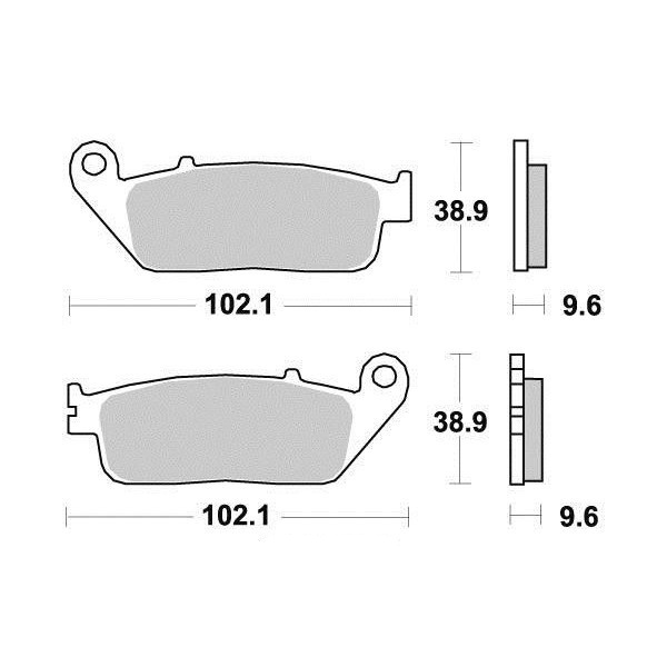 Sifam - Plaquettes de frein S1071AN