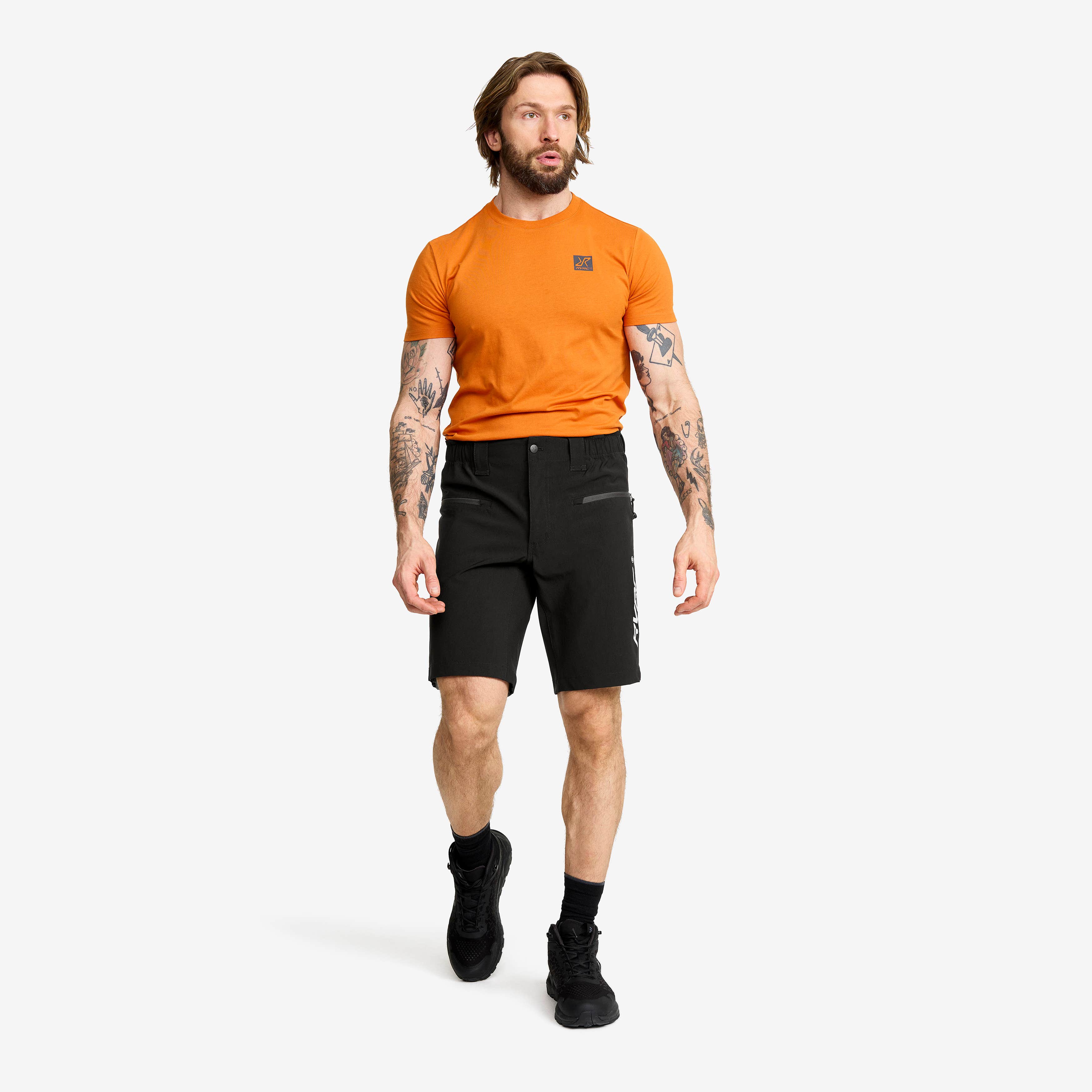 Trail Pro  Shorts Herre Black/White