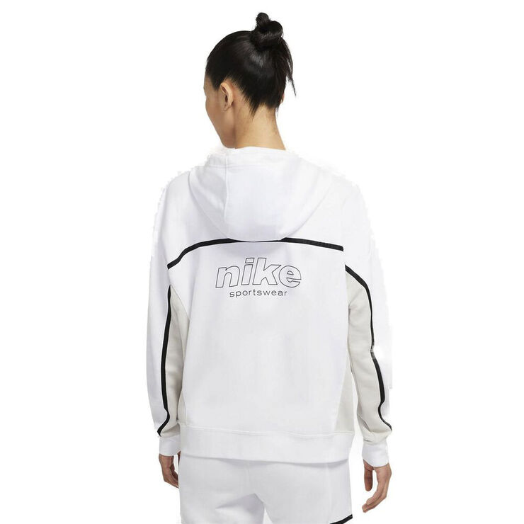Nike Sportswear Full Zip Haettetroje Hvid