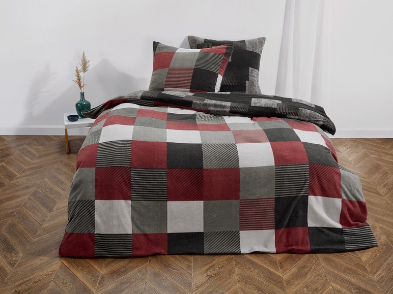 Draaibaar microvezel-fleece beddengoed 240 x 220 cm