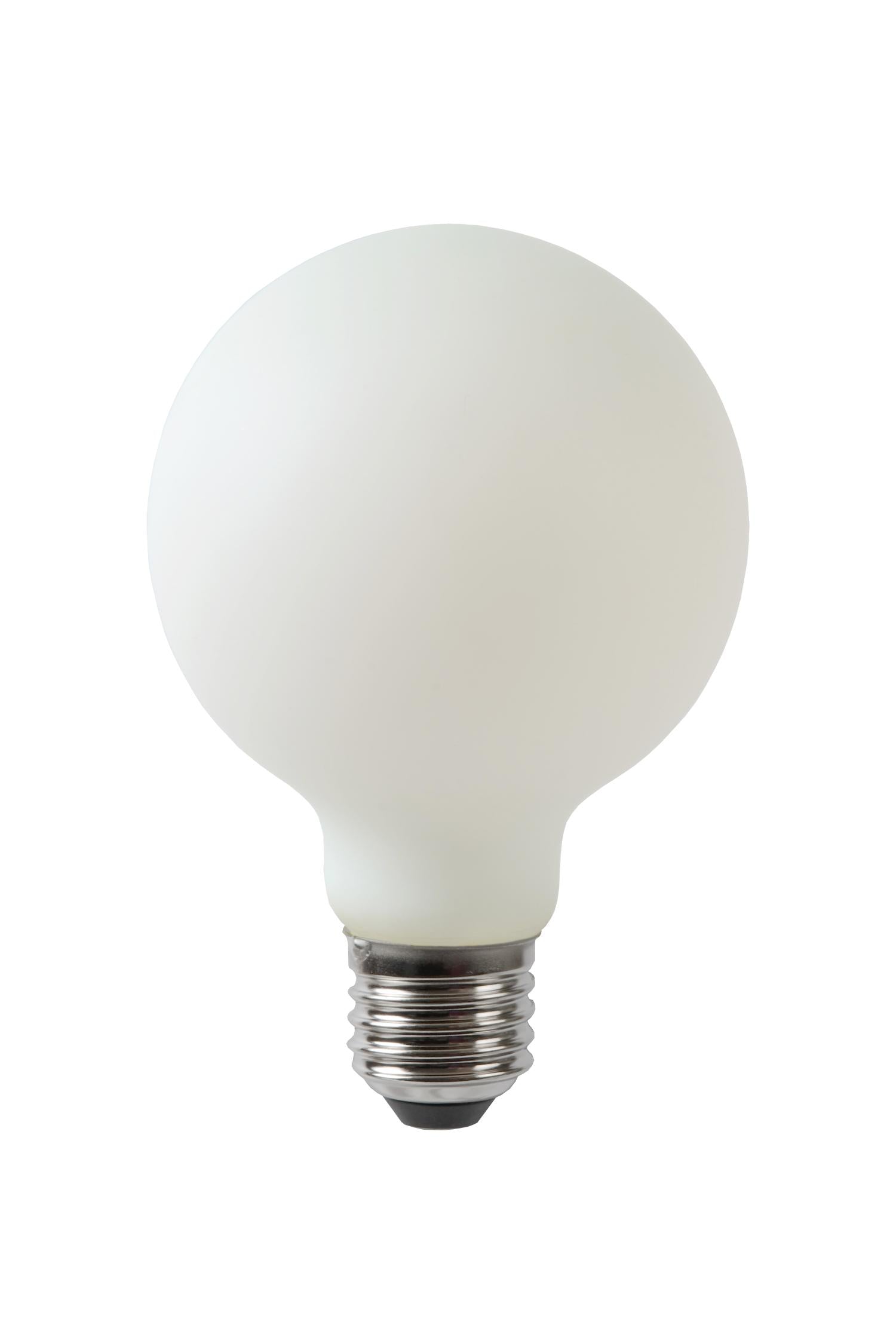 G80 LED lichtbron E27 5W 2700K opaal dimbaar