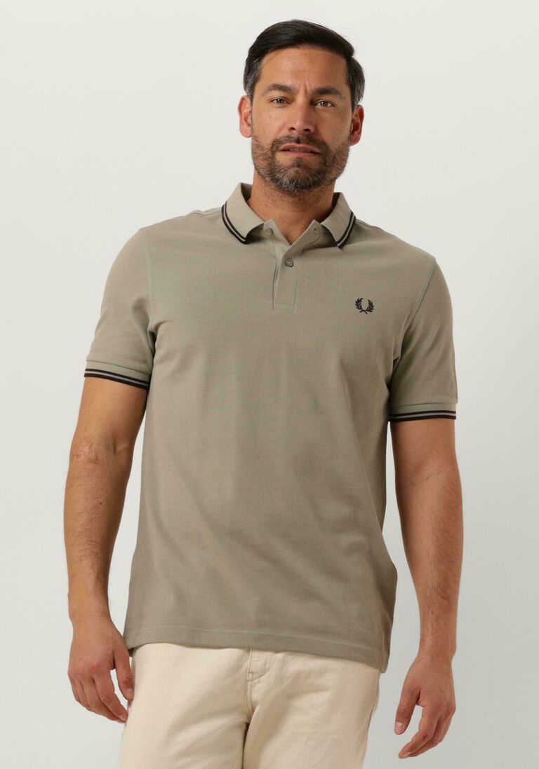FRED PERRY olijf fred perry polo the twin tipped fred perry shirt