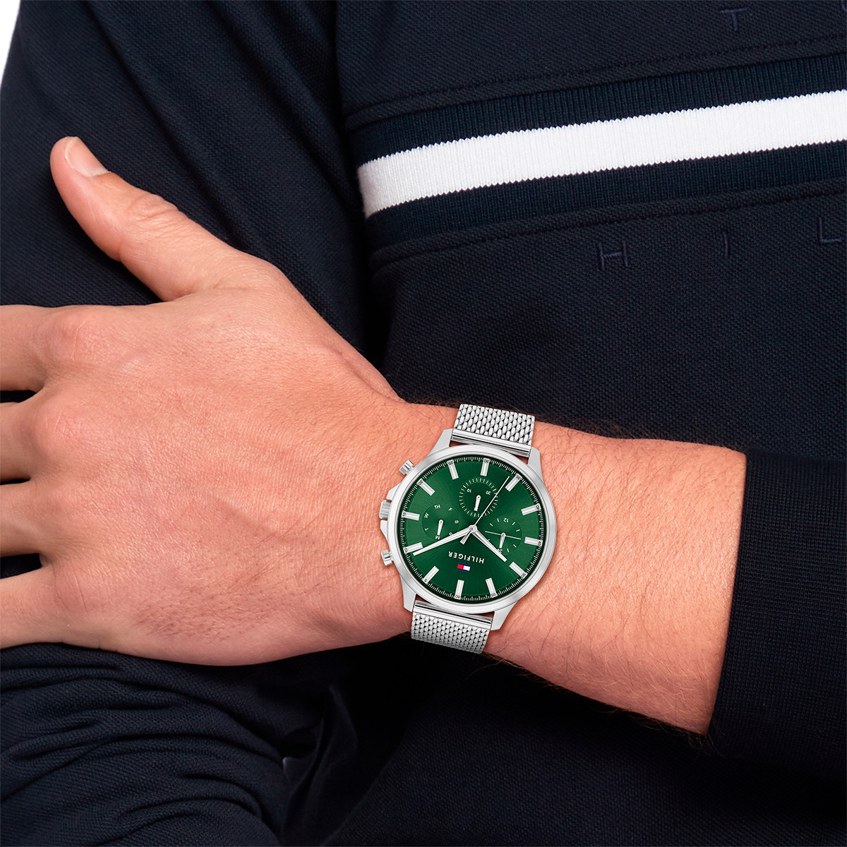 Montre TOMMY HILFIGER Ryder homme bracelet acier