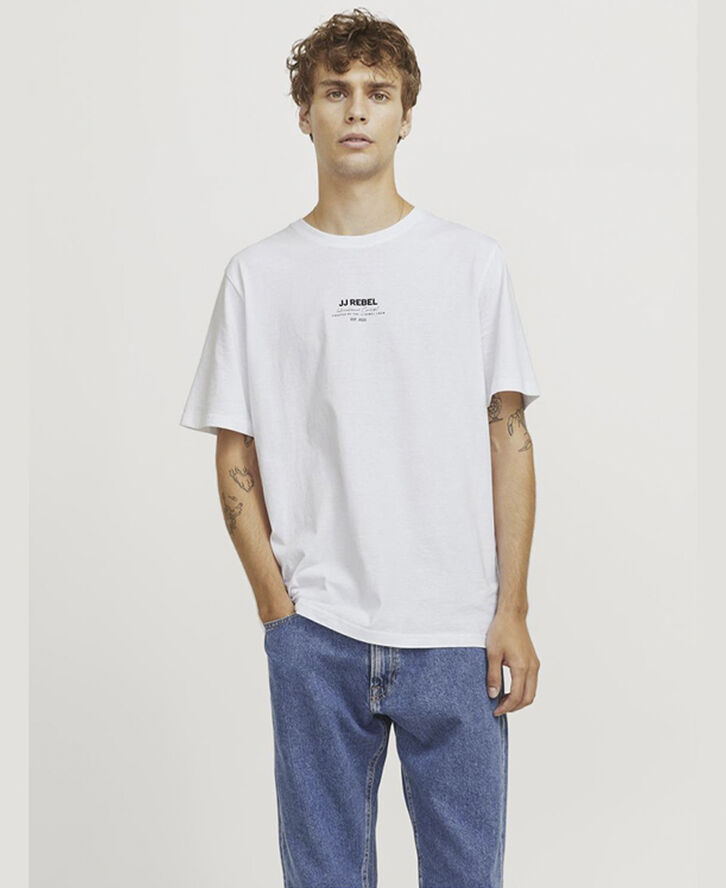 JJ-REBEL JREBLINO TEE SS CREW NECK White