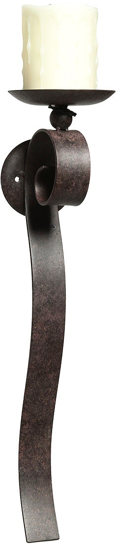 Ambiente Haus Wandkerzenhalter »Wandleuchter - antikbraun 50cm«