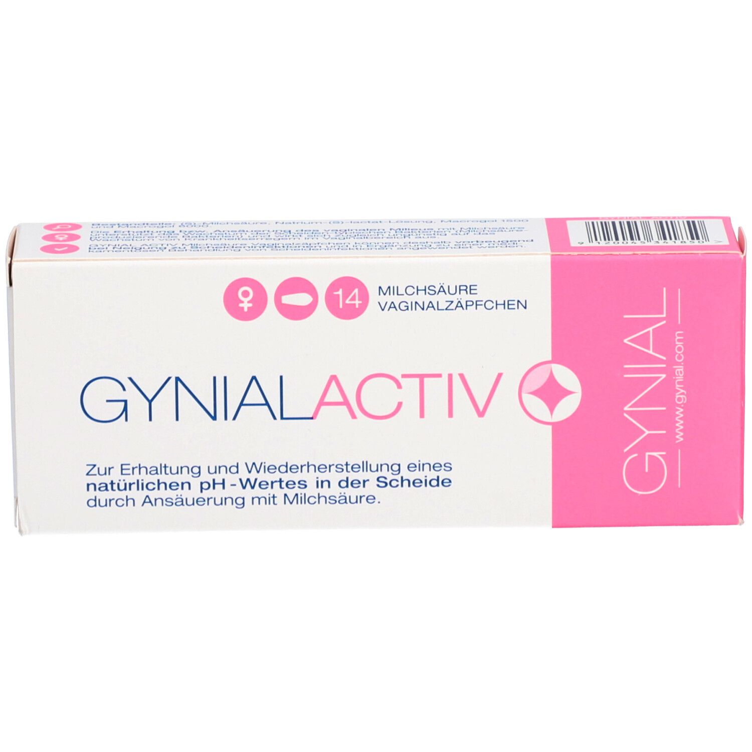 GynialActiv Milchsäure Vaginalzäpfchen