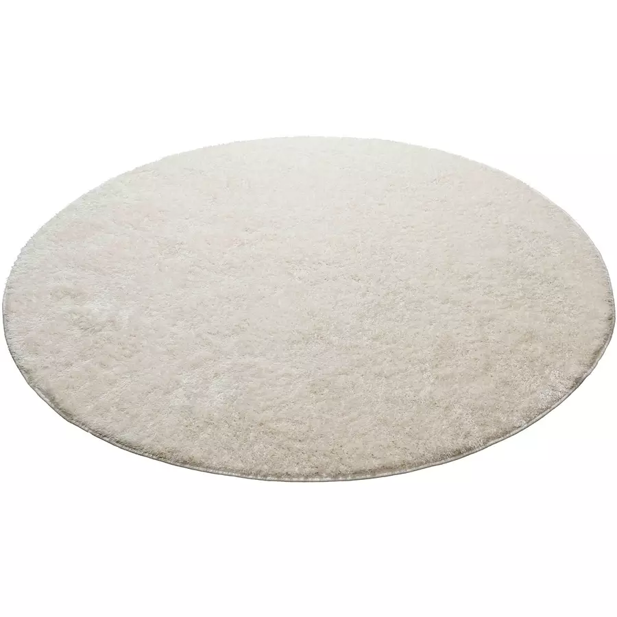 Wecon home basics Hochflorteppich Fanny creme weiß