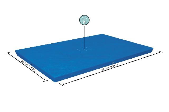 Bestway Cover Steel Pro Rechthoek 221