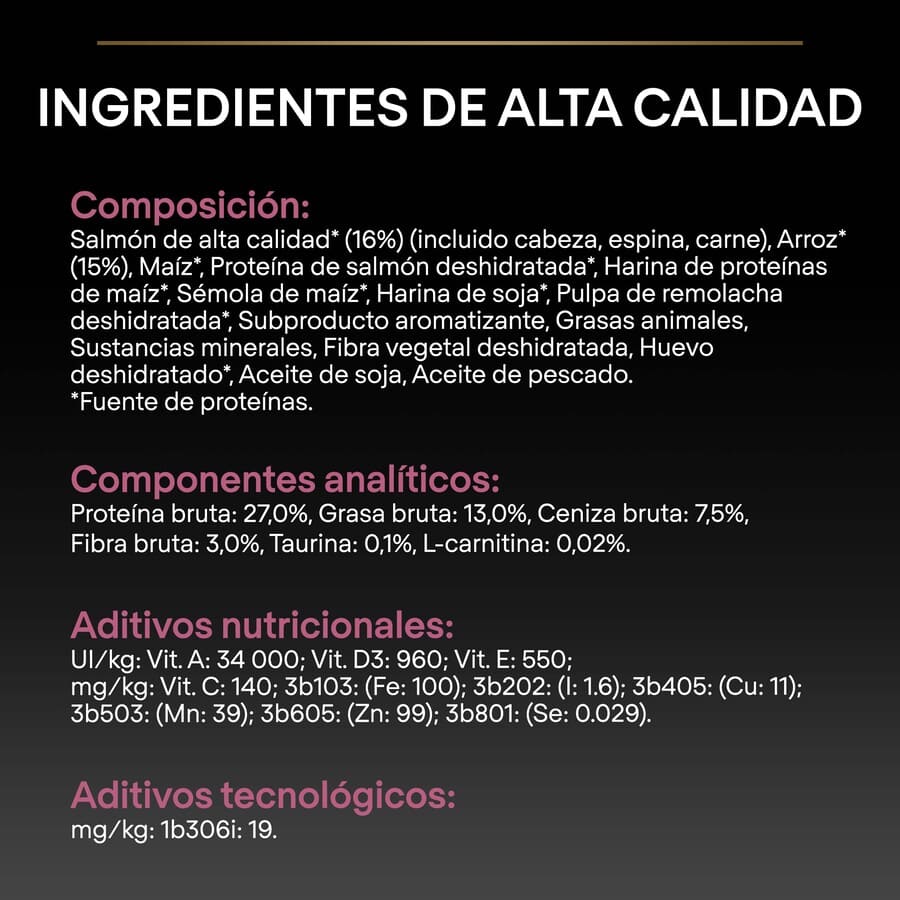 Pro Plan Adult Large Robust Salmon Dog Food para cães com pele sensível.