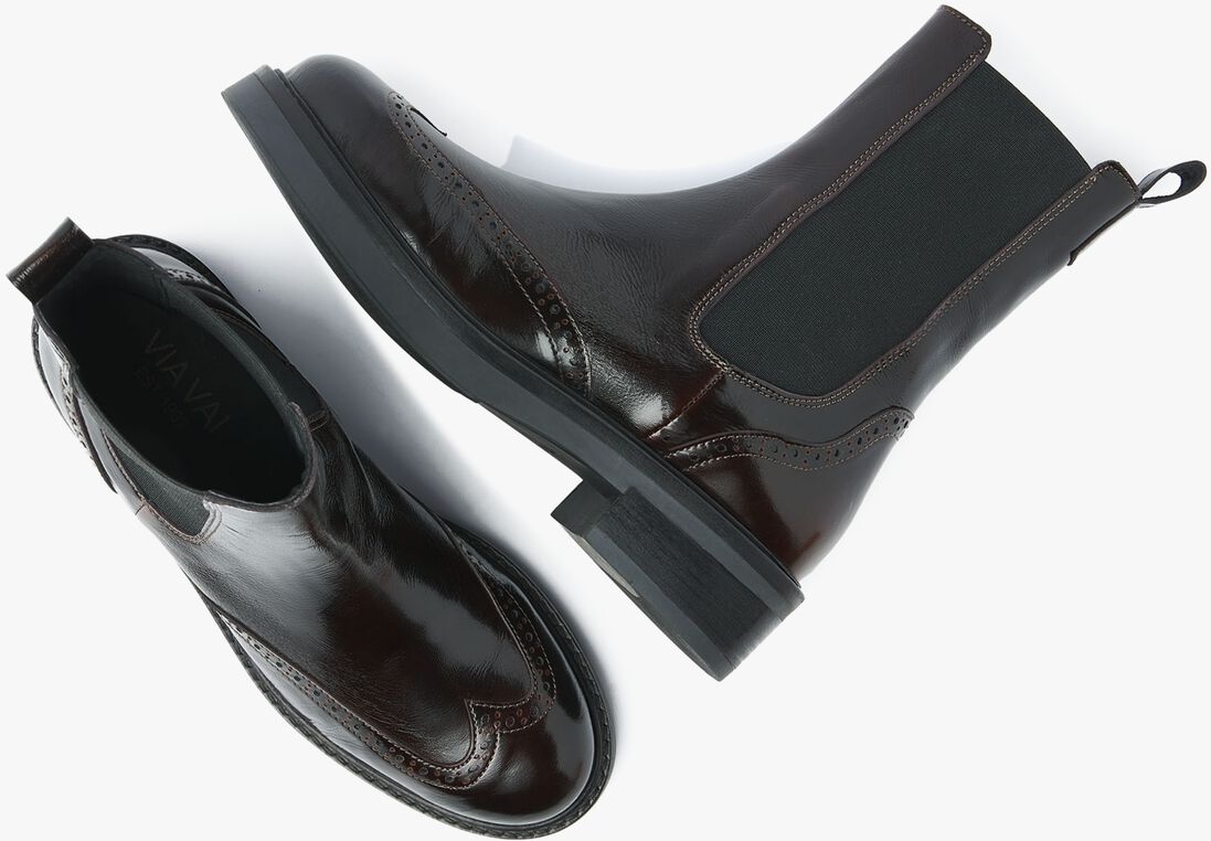 bruine via vai enkelboots lucia gina