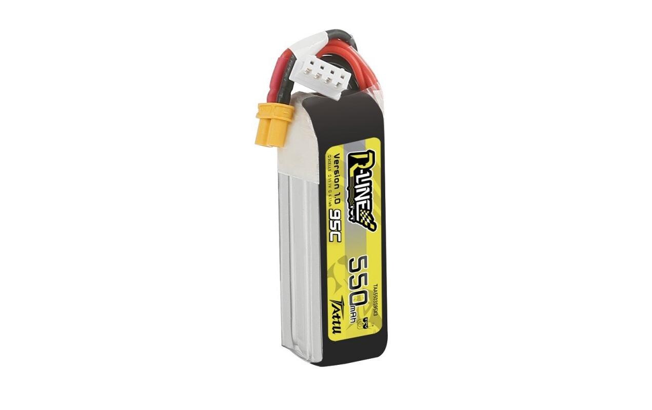 RC-Akku LiPo 550 mAh 11.1 V 95C R-Line3S LiPo Akku für Racecopter mit XT30 Stecker