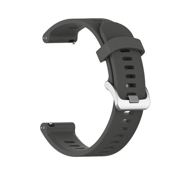 INF Klokkereim for Garmin Forerunner 245 Silikon Grå Garmin Forerunner 245 20 mm