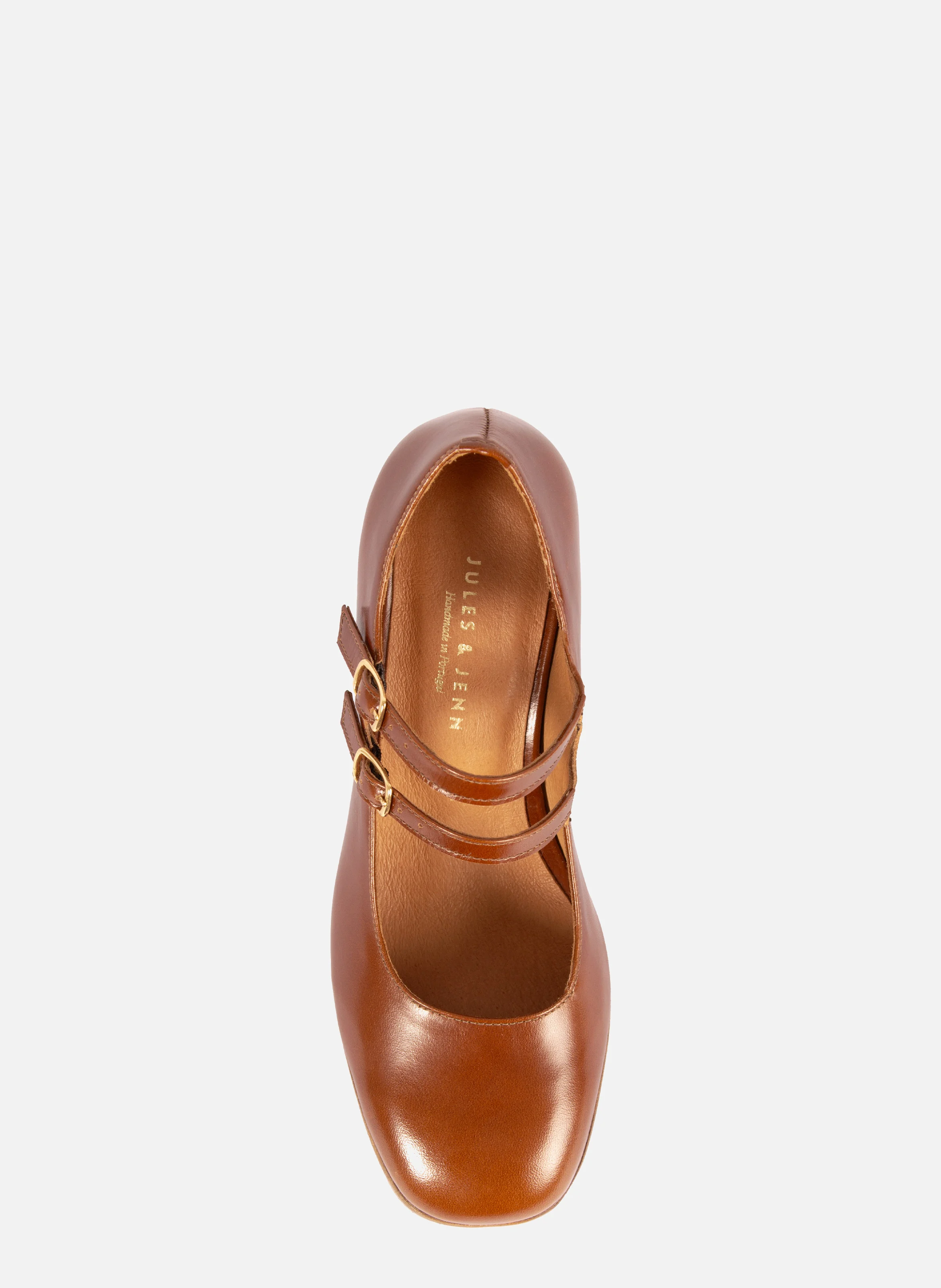 Babies plateforme cuir | Marron